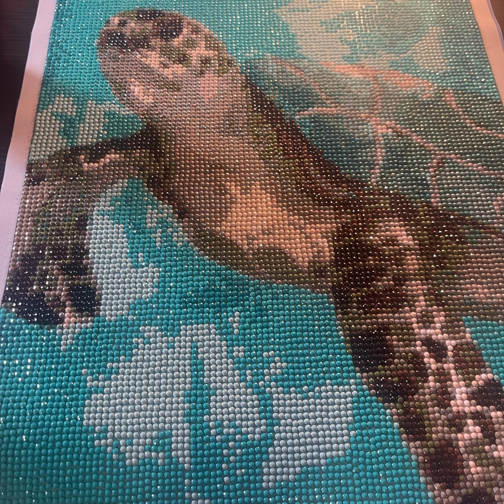 Reptile Habitat Decor with Turquoise and Brown Accents